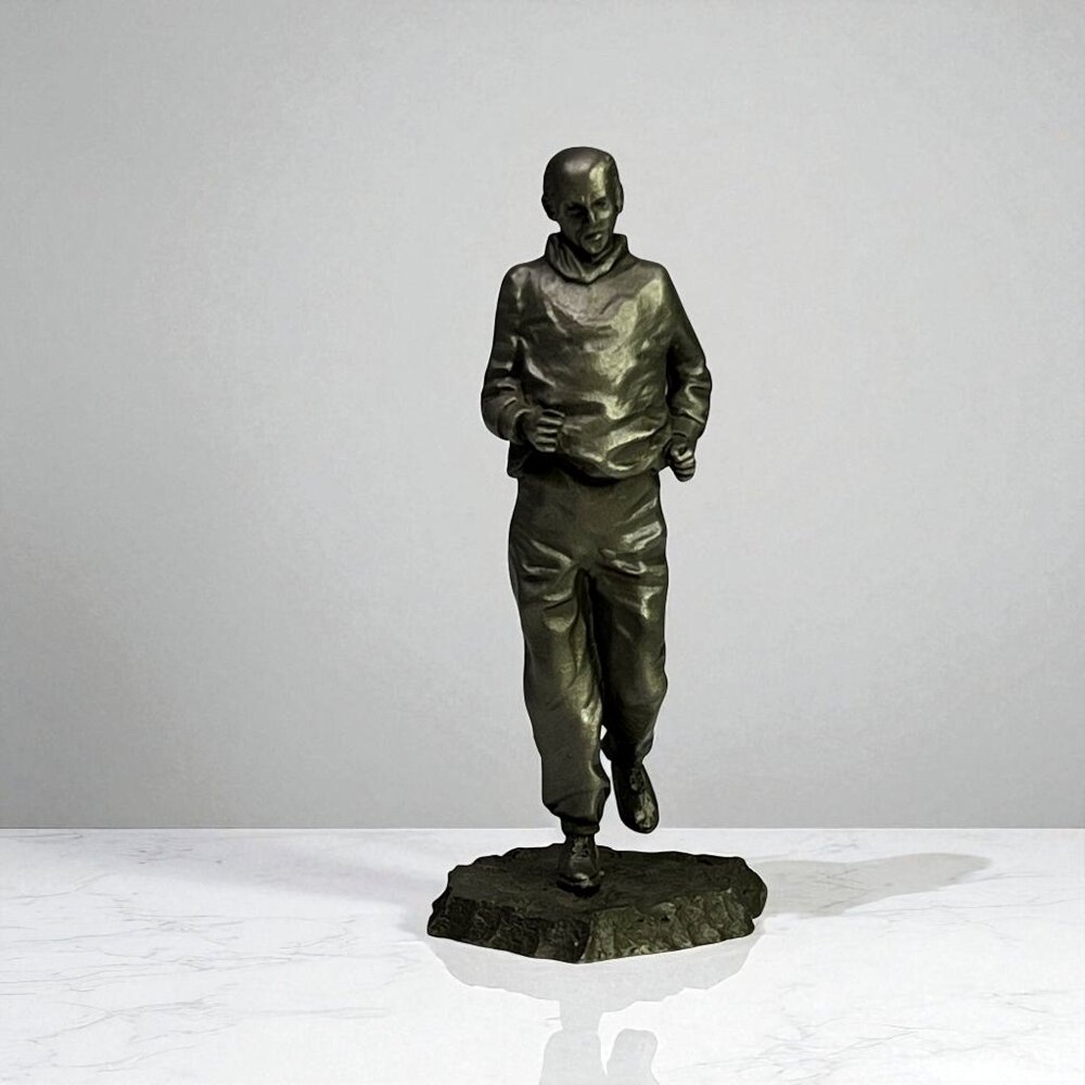 Jogging Into Shape - Franklin Mint Pewter Collectible Figurine From 1978